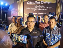 Gelar Seni Budaya Kapolres Trenggalek Ajak Masyarakat Sukseskan Pemilu Damai
