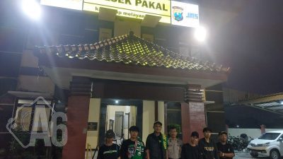Polsek Pakal Amankan Suporter Bawa dan Pesta Miras
