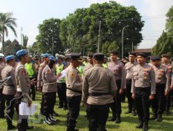 Polres Bondowoso Gelar Apel Besar Dalam Rangka Ops Mantap Brata