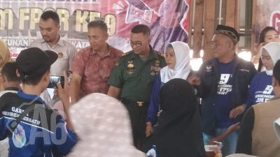 Danramil Driyorejo Hadiri Acara Peringatan HUT LSM FPSR ke-9 dan Santunan Anak Yatim Piatu