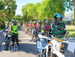 Patroli Gabungan Skala Besar Kodim-Polres-Satpol PP Kabupaten Gresik, Pastikan Aman Jelang Pemilu 2024