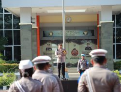 Pasca Pemilu 2024, Ini Arahan Wakapolres Gresik Pimpin Apel Tingkatkan Kamtibmas