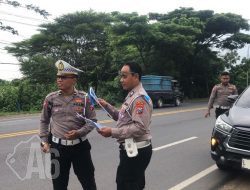 Tekan Angka Kecelakaan, Satlantas Polres Gresik Monev Blackspot dan Troublespot di Duduksampeyan