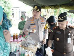 Kapolres Gresik Bersama Tim Wasev TMMD ke-119 / 2024 di Desa Sembung