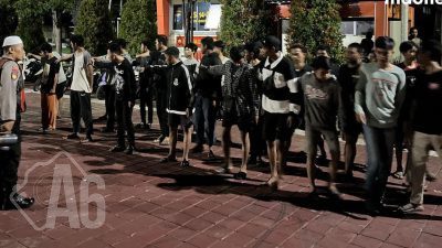 Patroli Sahur On The Road Polres Gresik, Gagalkan Aksi Bali di Jalanan