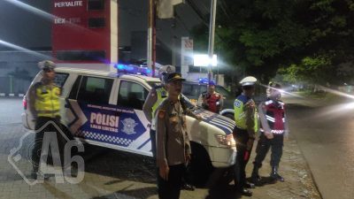 Patroli Ramadhan Tertib Aman Pantau Obyek Vital SPBU Pakal