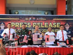 Operasi Pekat Semeru 2024, Polres Gresik Berhasil Amankan Ratusan Tersangka