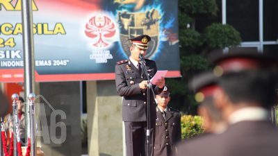 Polres Gresik Gelar Upacara Hari Lahir Pancasila 2024