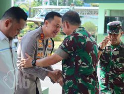 Kapolres Gresik Hadiri Kunjungan Pangdam V/Brw di Makodim 0817