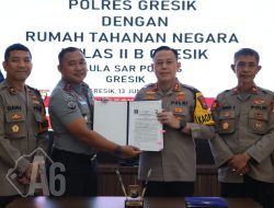 Polres Gresik Sinergi dalam Pengamanan di Rumah Tahanan Negara Kelas IIB