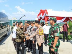 Kapolres Gresik Hadiri Peresmian Operasi Smelter PT Freeport Indonesia di KEK JIIPE