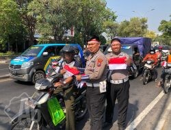Satlantas Polres Gresik dan Jasa Raharja: Memaknai Kemerdekaan dengan Keselamatan Berlalu Lintas