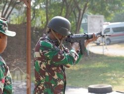Asah Kemampuan Menembak Prajurit, Korem 084/Bhaskara Jaya Gelar Latihan Menembak Senjata Ringan Secara Periodik