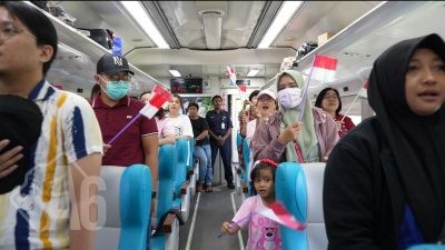 KAI Daop 8 Surabaya Ajak Pelanggan untuk Semarakkan HUT ke-79 Republik Indonesia