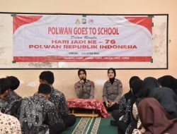 Polwan Gresik Edukasi Generasi Muda, Komitmen Tekan Bullying dan Kenakalan Remaja