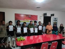 Patroli Cipta Kondisi Polsek Menganti , Amankan 6 Remaja Yang Akan Pesta Miras
