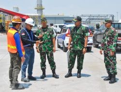 Dandim Gresik Mendampingi Danrem Tinjau Kesiapan Kunjungan RI di JIIPE