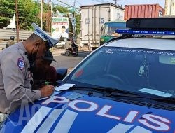 Operasi Zebra Semeru 2024, Polisi Gresik Tindak Pelanggaran Lalu Lintas