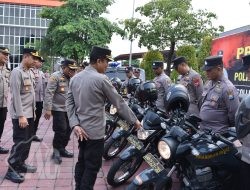 Pengecekan Kendaraan Dinas dan Almatsus di Polres Gresik: Menjamin Kesiapan Operasi Mantap Praja 2024