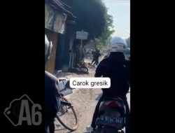 Viral Dua Orang Supeltas (Sukarelawan Pengaturan Lalu Lintas)Terlibat Duel Sengit di Gresik