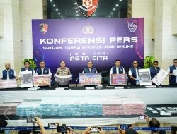 Sita Rp. 78,1 Miliar dari Judol Internasional, Komitmen Polri atas Asta Cita Presiden RI