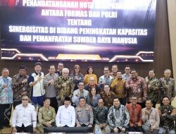 FORMAS dan Lemdiklat POLRI Sepakat Kerjasama