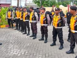 Apel Pagi dan Pengecekan Personil Polsek Pakal Yang Melaksanakan PAM TPS