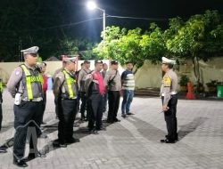 Giat Apel Antisipasi Malam Minggu Polsek Pakal Jaga Kondusifitas Wilayah