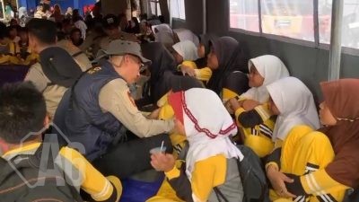 Trauma Healing Polri di SDN Sukapanjang: Memulihkan Semangat Anak-anak Terdampak Longsor