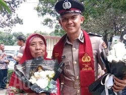 Bripda Moch Rico Dwi Saputra Anak Tukang Batu Lulus Jadi Anggota Korp Bhayangkara