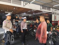 Satlantas Polres Gresik Gencarkan Razia Knalpot Brong Jelang Tahun Baru