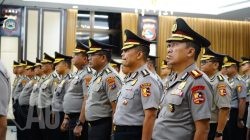 Kapolri Pimpin Upacara Kenaikan Pangkat untuk 10.548 Perwira Polri