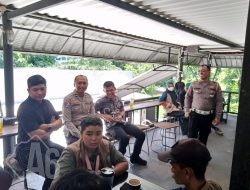 Pererat Dengan Awak Media, KRI Satlantas Polres Gelar Pisah Sambut