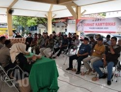 Polres Gresik Tampung Aspirasi Pemilik Kos dalam Program Jum’at Curhat