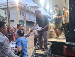 Polri Dirikan Dapur Lapangan 24 Jam Penuh untuk Korban Banjir Pondok Gede Permai Bekasi