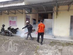 Komitmen Polres Gresik Jaga Kesehatan, Gencarkan Fogging Disinfektan dan Anti-DBD