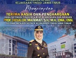 Masa Bakti Berakhir, Kejati Jatim Kenang Jasa dan Kepemimpinan Prof. Mia Amiati