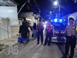 Giat Polsek Pakal Pengamanan Pengajian dan Sholawatan Haul Sesepuh Sumberrejo