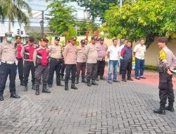 Giat Apel 1/3 Kekuatan Polsek Pakal Polrestabes Surabaya