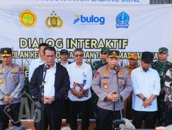 Kapolri-Mentan Tinjau Gudang Bulog Tanete, Cek Kesiapan Tampung dan Jaga Kualitas Pangan