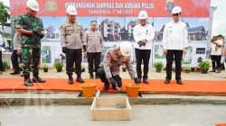 Kapolri Ground Breaking Asrama Polresta Samarinda, Komitmen Polri Tingkatkan Pelayanan kepada Masyarakat