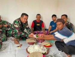 Rumah Baru Berkat TMMD, Ibu Nuraini Gelar Tasyakuran Bersama Satgas dan Warga