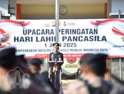 Polres Gresik Gelar Upacara Hari Lahir Pancasila, Kapolres Tekankan Penguatan Nilai Ideologi