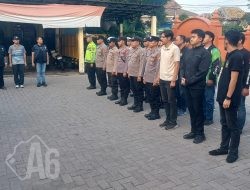 Giat Apel Prawarga Baru PSHT Gabungan Dua Pilar Polsek Menganti Polres Gresik Bersama Koramil Menganti