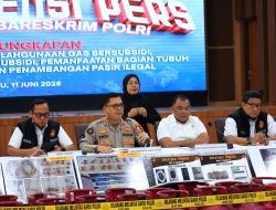 Bareskrim Ungkap Tambang Pasir Ilegal, Rugikan Negara hingga Rp 1 Miliar