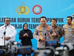 Kapolri Lepas 700 Buruh Terdampak PHK Untuk Kembali Bekerja, Wujud Kolaborasi Selesaikan Permasalahan Industrial