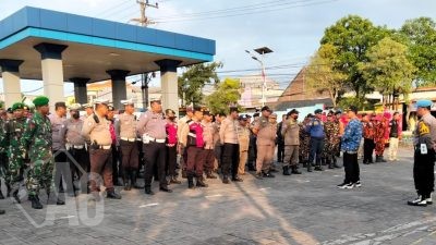 Apel Pengamanan HUT Persebaya ke-98 Bersama Tiga Pilar Kecamatan Pakal