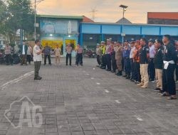 Apel Penyekatan Polsek Pakal Antisipasi Pengesahan Warga Baru PSHT