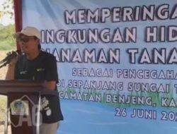 Penanaman Rumput Vetiver Bentuk Kepedulian Warga Bulu Rejo Peringati Hari Lingkungan Hidup Sedunia