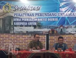 Sosperda Dua Perda Sekaligus Oleh Anggota DPRD Kabupaten Gresik Partai Nasdem Catur Dadang Raharja